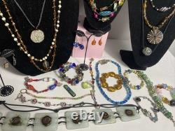 Vintage Jewelry Art Lot Murano Glass#538