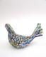 Vintage KB Murano Italy Satin Glass Millefiori Bird Dove Sculpture NWT