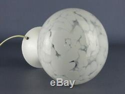Vintage Lamp Design Mushroom Atomic Glass Murano & Aluminium Years' 60
