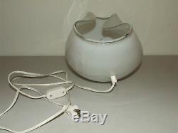 Vintage Large Mid Century Modern Murano Italy Hand Blown Art Glass Table Lamp