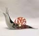 Vintage Livio Seguso Murano glass snail large