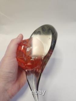 Vintage Livio Seguso Murano glass snail large