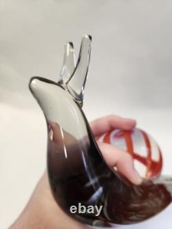 Vintage Livio Seguso Murano glass snail large