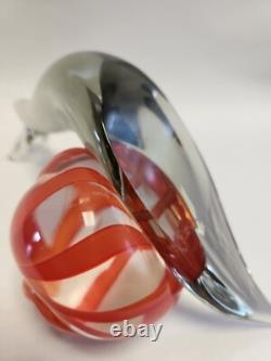 Vintage Livio Seguso Murano glass snail large
