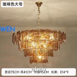 Vintage Luxury Murano glass chandelier Living Room Pendant Lighting Chandelier
