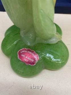 Vintage MCM Genuine Venetian Murano Glass Bird Figure Italy