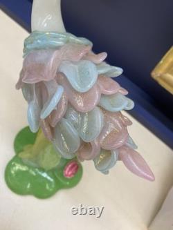 Vintage MCM Genuine Venetian Murano Glass Bird Figure Italy