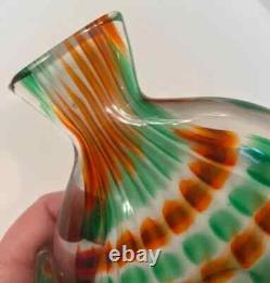 Vintage MCM Murano Glass Galliano Ferro Fish Excellent