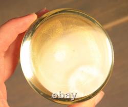 Vintage MCM Murano Glass Paperweight Barovier & Toso GOLD Aventurine 1950s