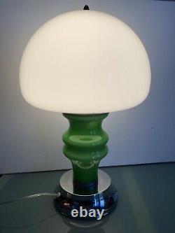 Vintage MCM Mushroom Lamp Murano Mazzega glass