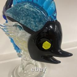 Vintage MURANO ART GLASS FISH Medium Size OCEAN Tropical Mid Century Modern