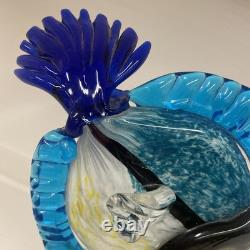 Vintage MURANO ART GLASS FISH Medium Size OCEAN Tropical Mid Century Modern