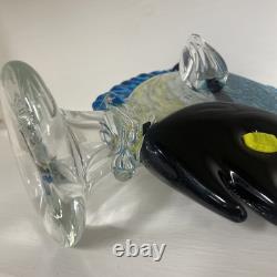 Vintage MURANO ART GLASS FISH Medium Size OCEAN Tropical Mid Century Modern