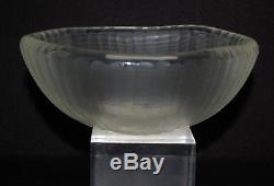 Vintage MURANO Art Glass Battuto Ovoid Bowl