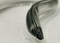 Vintage MURANO GLASS EEL Sea Life Oceans Art Glass Unique Clear Gorgeous Italy