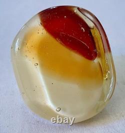 Vintage MURANO GLASS Ring Color Dramatic Handmade sz 7 Italy