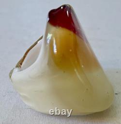 Vintage MURANO GLASS Ring Color Dramatic Handmade sz 7 Italy
