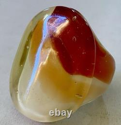 Vintage MURANO GLASS Ring Color Dramatic Handmade sz 7 Italy