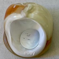 Vintage MURANO GLASS Ring Color Dramatic Handmade sz 7 Italy