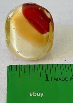 Vintage MURANO GLASS Ring Color Dramatic Handmade sz 7 Italy