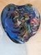 Vintage MURANO Glass Blue Mixed Color Astray Bizantinocirca 1950's Design