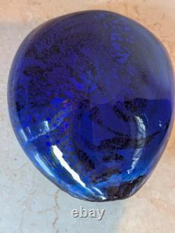 Vintage MURANO Glass Blue Mixed Color Astray Bizantinocirca 1950's Design