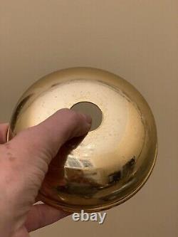 Vintage MURANO Italian Brass Art Glass Pendant Ceiling Light Chandelier Italy