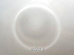 Vintage MURANO SPIDERWEB ZEBRATI Art Glass Sommerso Bowl, Very Rare, Italy 7.5