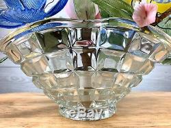 Vintage MURANO Venetian Czech Slag Glass Flower Bouquet CENTERPIECE, Italy