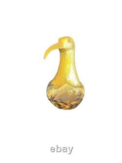 Vintage Made In Italy Murano Italian Glass Heron -Rare Excellent Condition