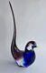 Vintage Marco Rubelli Signed Murano Bird Blown Glass Sculpture Label 12/750 EUC