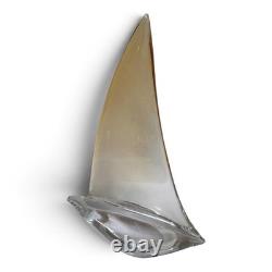 Vintage Mid Century Italian ARS Murano Glass Sailboat