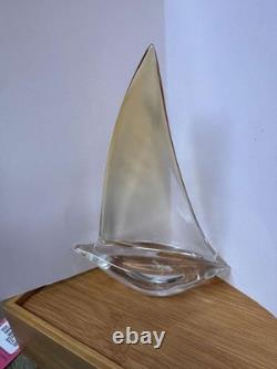 Vintage Mid Century Italian ARS Murano Glass Sailboat