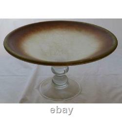 Vintage Mid Century Modern Murano Glass Compote