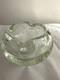 Vintage Mid Century Murano Glass Ashtray Clear Bullicante Italy Archimede Seguso