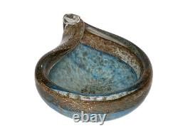 Vintage Mid-Century Murano Teardrop Glass Bowl-Seguso, Barbini, Fratelli Toso