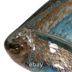 Vintage Mid-Century Murano Teardrop Glass Bowl-Seguso, Barbini, Fratelli Toso