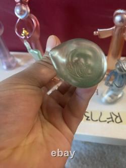 Vintage Modernist Seguso Murano style Glass Nativity Set 9 Figures