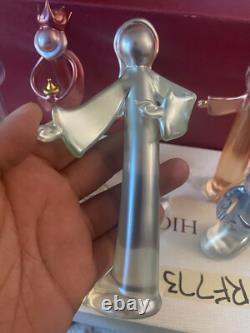 Vintage Modernist Seguso Murano style Glass Nativity Set 9 Figures