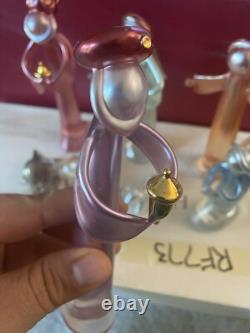 Vintage Modernist Seguso Murano style Glass Nativity Set 9 Figures