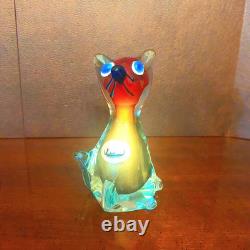 Vintage Murano 1950s J. I. Co Italian Art Glass with Original Label Excel. Cond