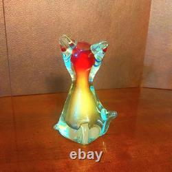 Vintage Murano 1950s J. I. Co Italian Art Glass with Original Label Excel. Cond