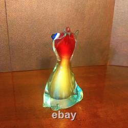 Vintage Murano 1950s J. I. Co Italian Art Glass with Original Label Excel. Cond