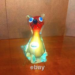 Vintage Murano 1950s J. I. Co Italian Art Glass with Original Label Excel. Cond