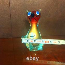 Vintage Murano 1950s J. I. Co Italian Art Glass with Original Label Excel. Cond