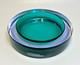 Vintage Murano Antonio Da Ros Cenedese Sommerso Glass Green Purple Ahstray Bowl