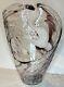 Vintage Murano Art Glass Abstract Swirl Patterned Vase