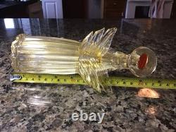 Vintage Murano Art Glass Angel Candle Holder Adventurine Gold Dust Flecks WithTAG