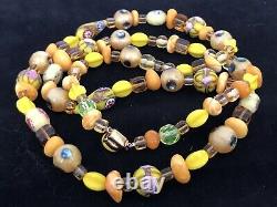 Vintage Murano Art Glass Beads! Millefiori/aventurine, peacock eye, fioretti