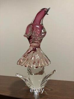 Vintage Murano Art Glass Bird Figurine